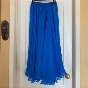 Maxi sheer cover skirt
